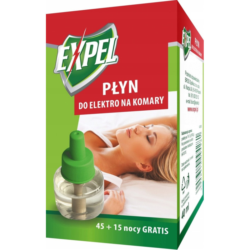 Płyn do Elektro na komary 40ml EXPEL zapas