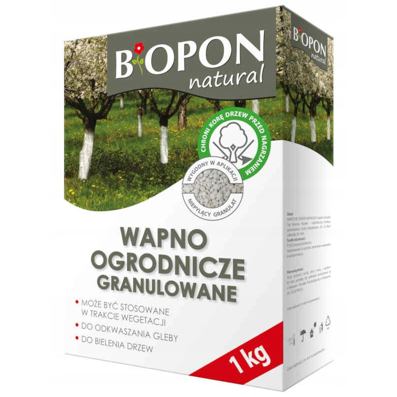 Biopon wapno ogrodnicze granulowane 1kg