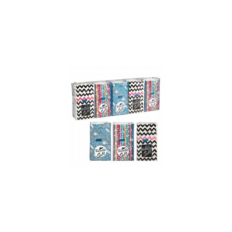 Chusteczki higieniczne SOFT 10x10szt 3-warstw RAVI