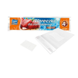 Woreczki do zamrażania z klipsami 4L 27x45cm 15szt