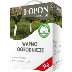 BIOPON WAPNO OGRODNICZE 3 KG DO BIELENIA DRZEW