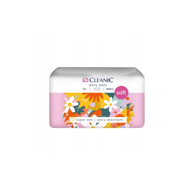 CLEANIC SOFT Podpaski higieniczne dla kobiet 10szt