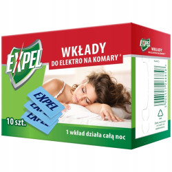 Expel Elektro Wkłady Na Komary Zapas 10szt