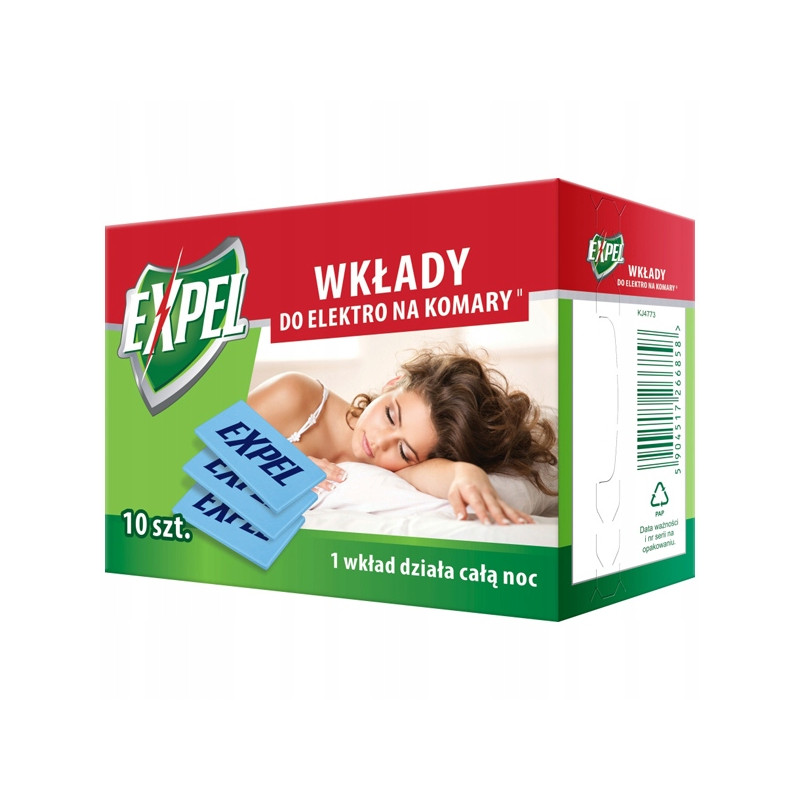 Expel Elektro Wkłady Na Komary Zapas 10szt