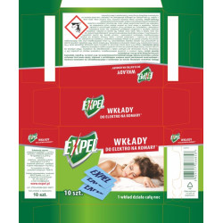 Expel Elektro Wkłady Na Komary Zapas 10szt