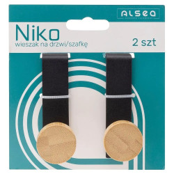 WIESZAK NA DRZWI SZAFKĘ NIKO 2szt