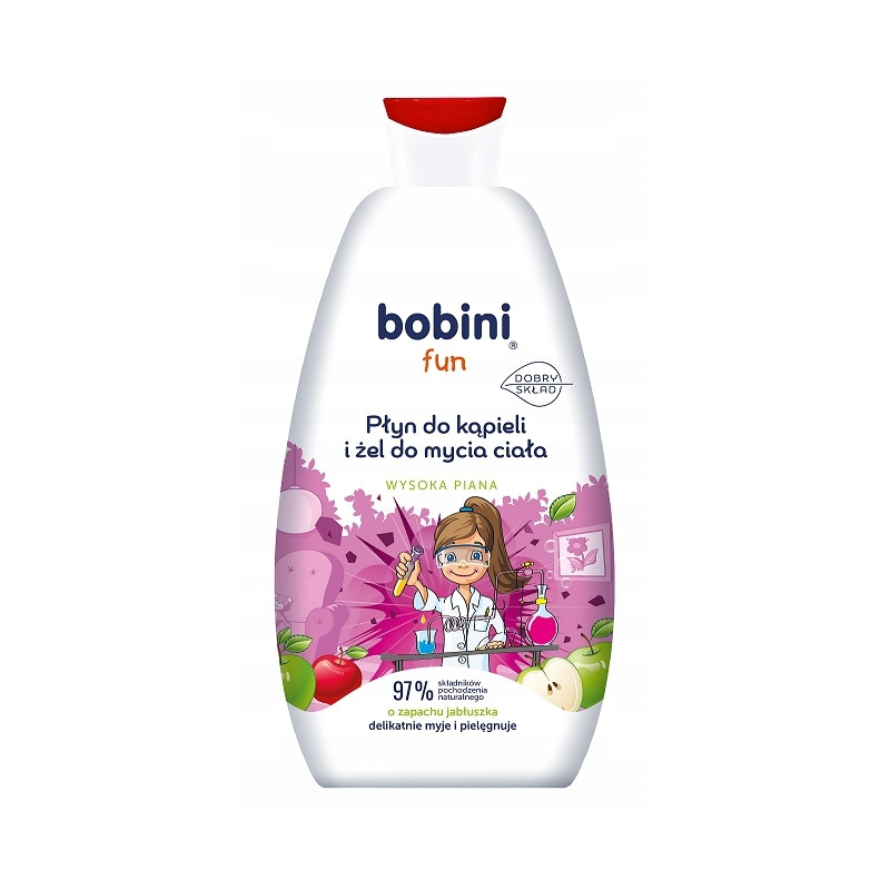 BOBINI FUN Płyn do kąpieli i żel do mycia dla dzieci dziecka