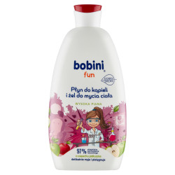 BOBINI FUN Płyn do kąpieli i żel do mycia dla dzieci dziecka