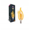 ŻARÓWKA LED GOLD C37 PŁOMYK E14 4W