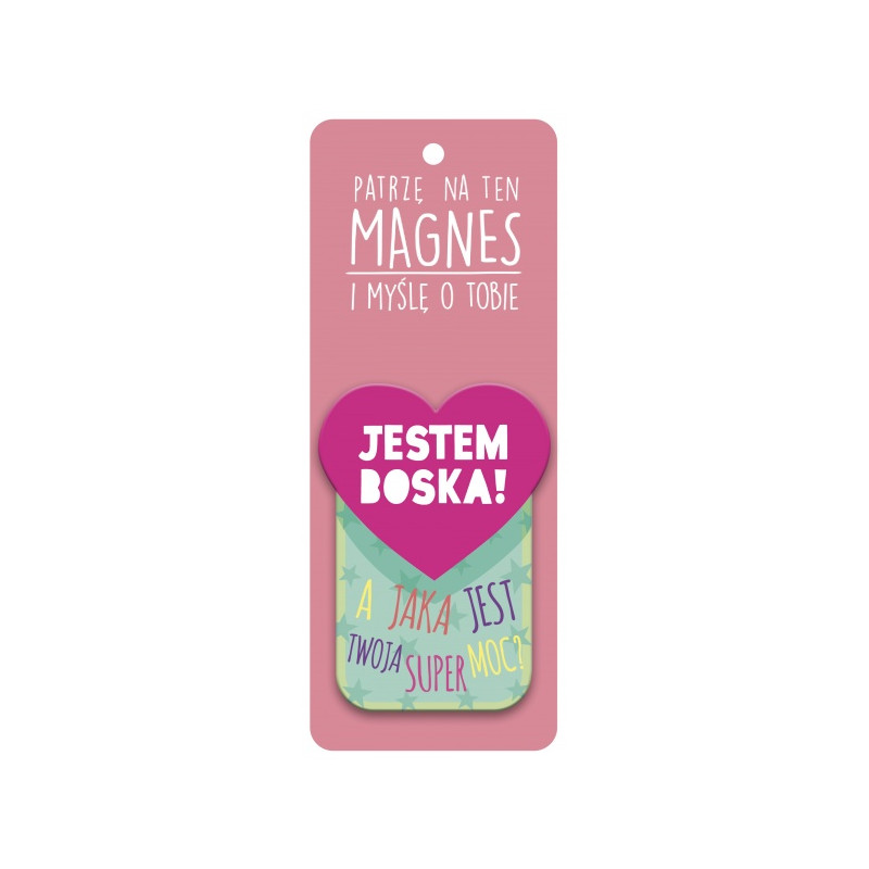 MAGNES JESTEM BOSKA SUPER MOC