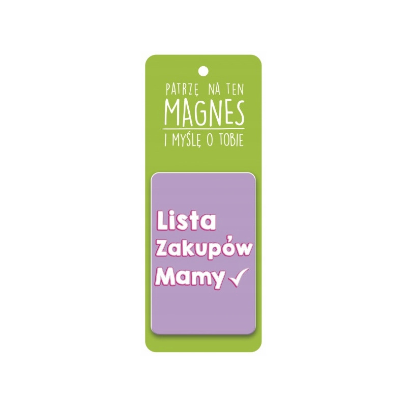 MAGNES LISTA ZAKUPÓW MAMY