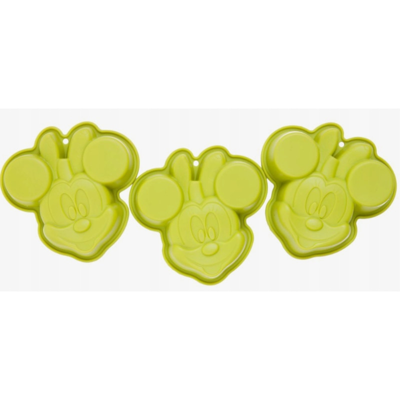 Forma silikonowa zielona Minnie 3 szt. DISNEY