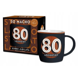 KUBEK NA PREZENT NA 80 URODZINY SO MACHO