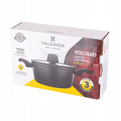 VALDINOX VOLCANO GARNEK 20CM Z POKRYWĄ 2.0L.