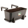 UCHWYTY DO DONICZEK BALKONOWYCH RATTAN KPL 2SZT AN