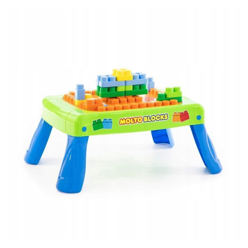 Zestaw do gry z klockami - 20 elem. (zielony) (pud