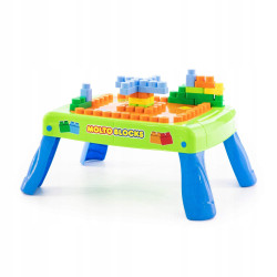 Zestaw do gry z klockami - 20 elem. (zielony) (pud