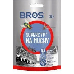 BROS SUPERCYP 25G PREPARAT NA MUCHY DO OPRYSKU
