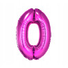 BALON FOLIOWY CYFRA RÓŻOWA 0 92CM