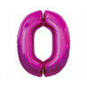 BALON FOLIOWY CYFRA RÓŻOWA 0 92CM