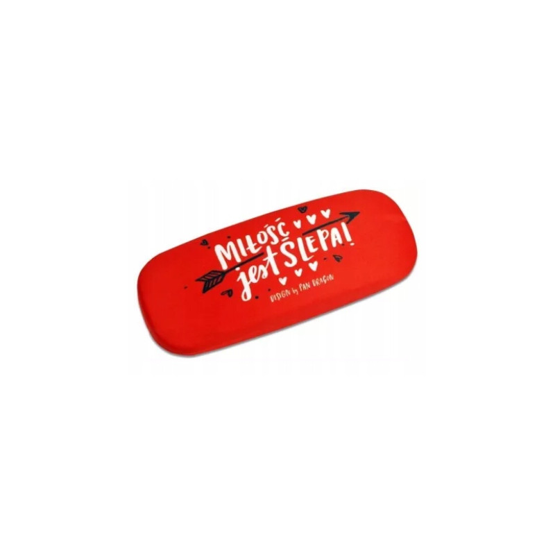 Etui na okulary milość jest ślepa NA WALENTYNKI