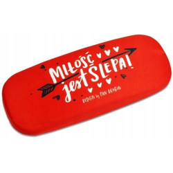 Etui na okulary milość jest ślepa NA WALENTYNKI