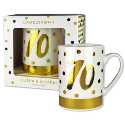 KUBEK STAR 60LAT NA URODZINY PREZENT