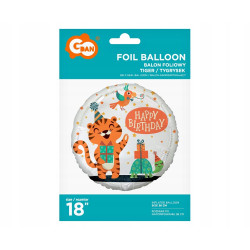 Balon foliowy Tygrysek (Happy Birthday) NA HEL