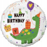 Balon foliowy Dinozaur Happy Birthday NA HEL