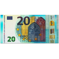 MAGNES 20 EURO NA LODÓWKE DWUSTRONNY