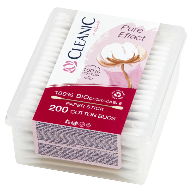 CLEANIC PATYCZKI 200SZT PUDEŁKO