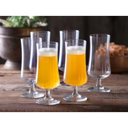 Pokale do piwa Diamond 370 ml, komplet 6 szt.