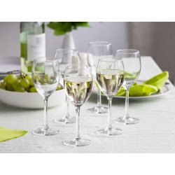 Kieliszki do wina białego Diamond 250 ml komplet 6 sztuk