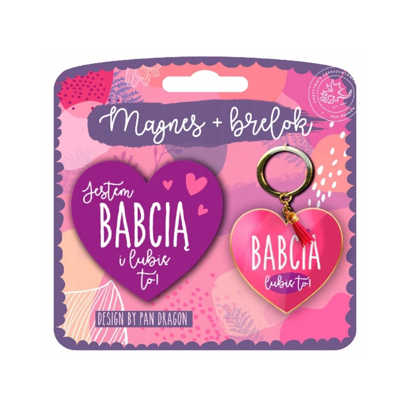 PREZENT DLA BABCI MAGNES Z BRELOCZKIEM