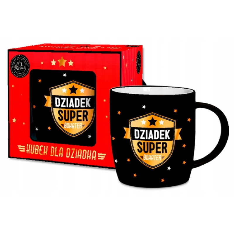 KUBEK DLA DZIADKA DZIADEK SUPER BOHATER