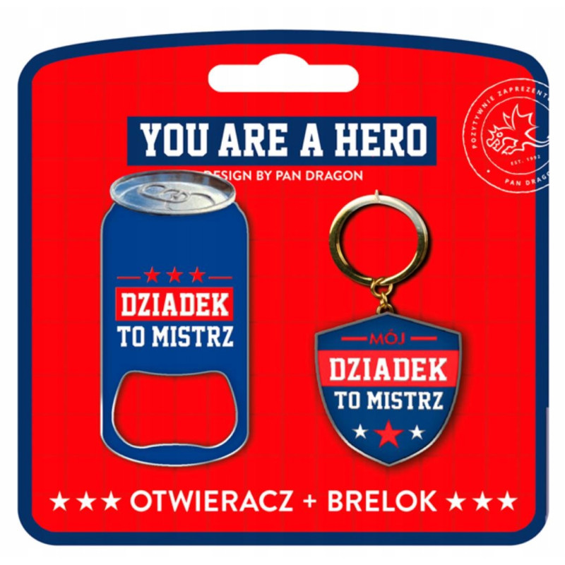 OTWIERACZ BRELOK DLA DZIADKA DZIADEK DO MISTRZ