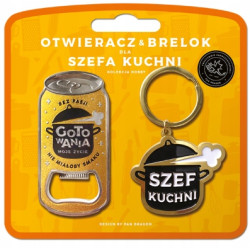 KOMPLET OTWIERACZ BRELOK DLA KUCHARZA