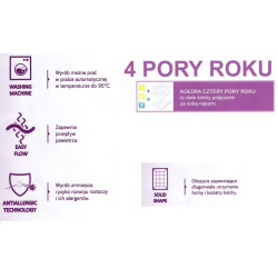 Medical 4 pory roku 220x200 kołdra antyalergiczna