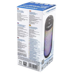 ESPERANZA GŁOŚNIK BLUETOOTH FM Z PODŚWIETLENIEM LE