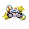 Balony foliowe NA HEL zestaw 5SZT Policja