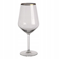 RUBIN GOLD KOMPLET 6 KIELISZKÓW WINO CZERWONE 530