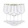 RUBIN GOLD KOMPLET 6 KIELISZKÓW WINO CZERWONE 530