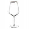 RUBIN GOLD KOMPLET 6 KIELISZKÓW WINO CZERWONE 530