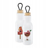 BUTELKA TERMICZNA ŚWIĄTECZNA 400ML PTASZEK