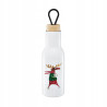 BUTELKA TERMICZNA 400ML ŚWIĄTECZNA ŁOŚ