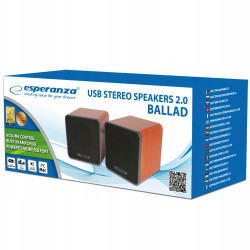 GŁOŚNIKI 2.0 USB BALLAD ESPERANZA