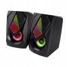 GŁOŚNIKI BOOGIE RAINBOW 2.0 USB LED ESPERANZA
