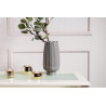 WAZON PORCELANOWY RELIEF POPIELATY 12X12X24.5 CM