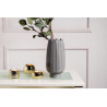 WAZON PORCELANOWY RELIEF POPIELATY 12X12X24.5 CM