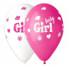 BALON PREMIUM NA HEL 13 CALI 5SZT BABY GIRL
